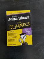 boek Mindfulness voor Dummies, Shamash Alidina, Comme neuf, Ne s'applique pas, Enlèvement ou Envoi
