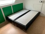 Boxspring (GRATIS), Huis en Inrichting, Ophalen, Gebruikt, Zwart, Tweepersoons