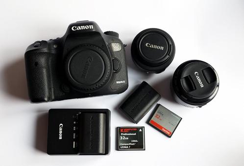 Canon EOS 7D Mark II + objectifs, Audio, Tv en Foto, Fotocamera's Digitaal, Zo goed als nieuw, Canon, Geen optische zoom, Ophalen
