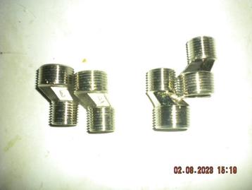 Losse S-koppelingen (2paar) + rozetten(5st.) beschikbaar voor biedingen