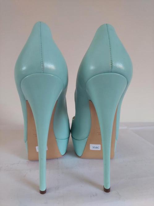 358C* Casadei - sexy escarpins turquoise peep toe (38,5), Vêtements | Femmes, Chaussures, Neuf, Escarpins, Bleu, Envoi