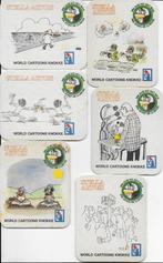 bierviltjes 6st Stella Artois Cartoon, Verzamelen, Biermerken, Verzenden
