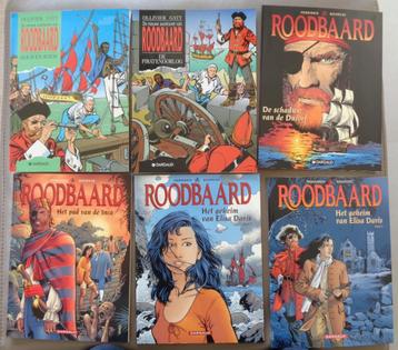 Roodbaard - 6 albums (V25, V26, V29, V30, V31a, V31b) 1e dr.