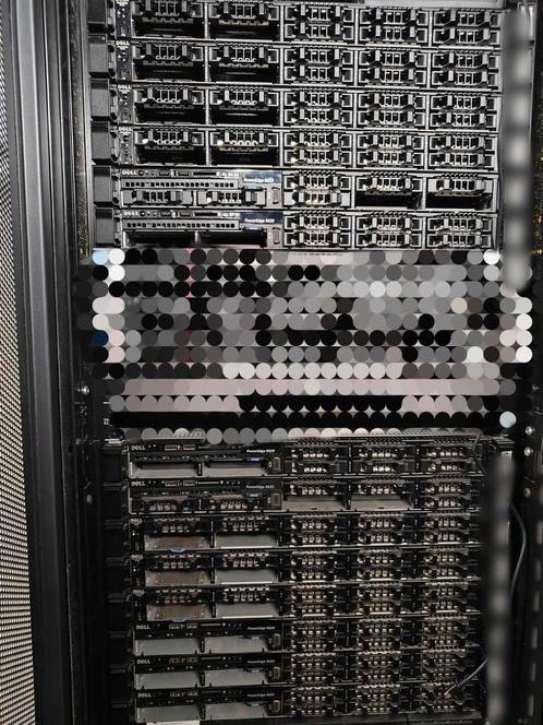 14xR620 384G 2x10core, Computers en Software, Servers, Zo goed als nieuw, 1 TB of meer, Hot swappable onderdelen, Ophalen