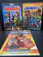 DVD, Animated Marvel Movies, Avengers + Iron Man, Gebruikt, Tekenfilm, Amerikaans, Ophalen of Verzenden