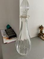 Prachtige kristallen fles 35cm H, Ophalen of Verzenden