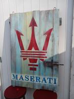 Panneau d'affichage Maserati, Collections, Marques & Objets publicitaires, Utilisé, Enlèvement ou Envoi, Panneau publicitaire