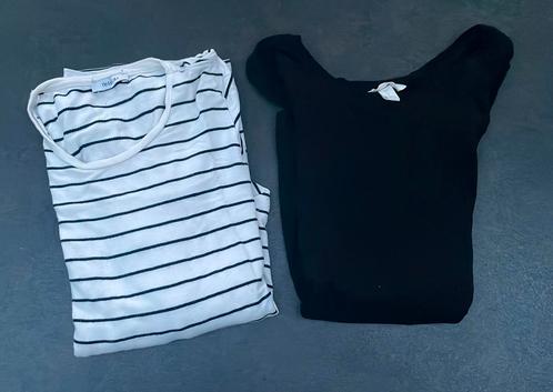 2 T-shirts met lange mouwen - maat S, Kleding | Dames, Zwangerschapskleding, Gedragen, Maat 36 (S), Ophalen