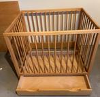 Houten park+schuiflade+heme+omrand.+puppy mobiel+donsovertr., Enlèvement, Comme neuf, Réglable en hauteur