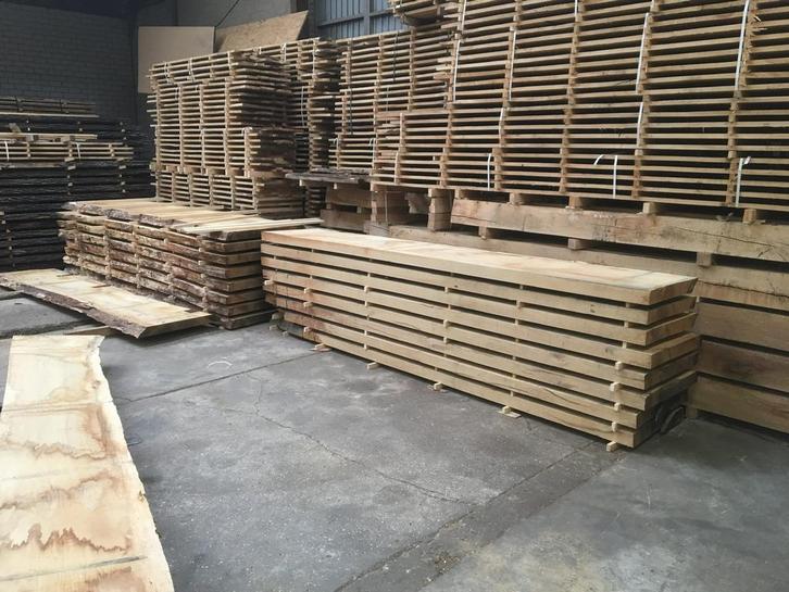 Grote partij EIKENHOUT gedroogd, Doe-het-zelf en Bouw, Hout en Planken, Nieuw, Overige typen, Eiken, Ophalen