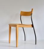 4 postmoderne vintage design stoelen - vintage ikea, Huis en Inrichting, Metaal, Vier, Gebruikt, Ophalen
