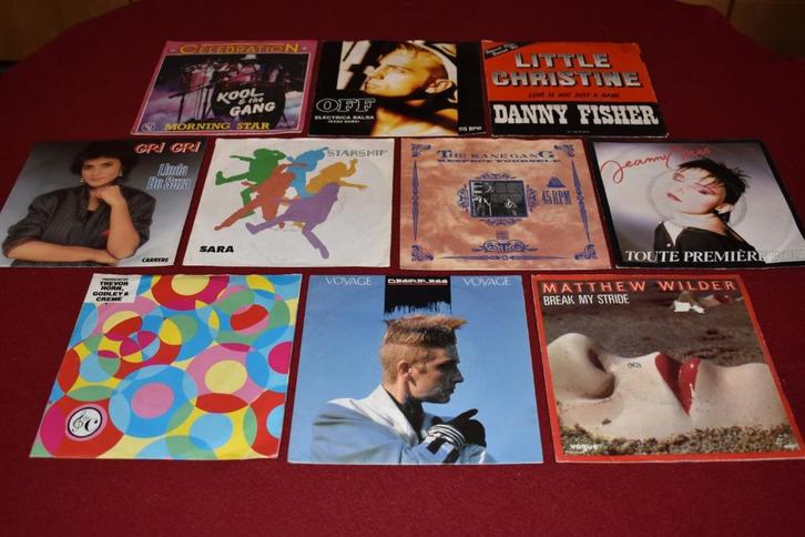 wie zoekt wat ?  45t's hip hop, beat, rock, soul enz..., Cd's en Dvd's, Vinyl | Hiphop en Rap, Zo goed als nieuw, Voor 1985, Overige formaten