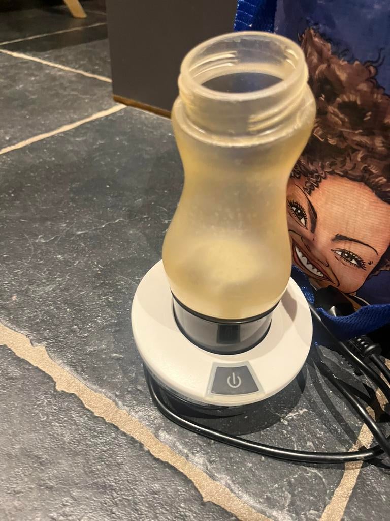 Difrax flesverwarmer met gratis papflessen, Ophalen, Gebruikt, Difrax S fles