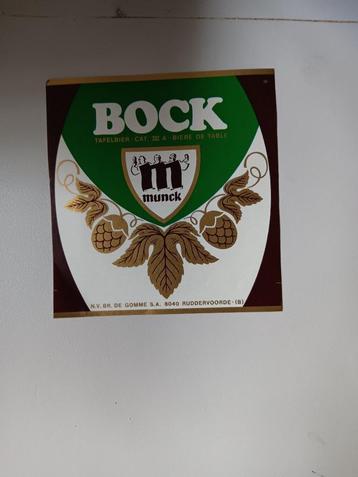 6 verschillende bieretiketten Munck Ruddervoorde beschikbaar voor biedingen