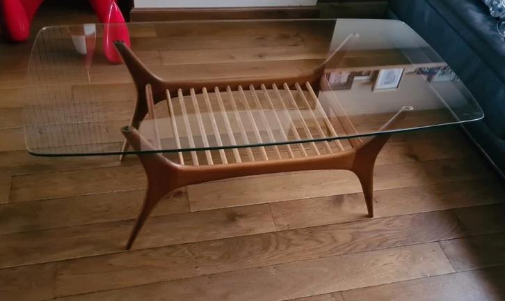 Table basse 208, Alfred Hendrickx, Belform, 1958, Antiquités & Art, Antiquités | Meubles | Tables, Enlèvement