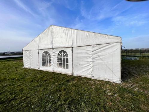 HUUR OF KOOP Opslagtent Partytent  Lagertent Kadertent 15x15, Jardin & Terrasse, Tonnelles, Utilisé, Autres types, 2 mètres ou plus