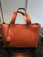 Ruime, bruine handtas in soepel leder(ongebruikt), Verzenden, Nieuw, Bruin, Handtas