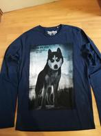 T-shirt mt L, Ophalen of Verzenden, Zo goed als nieuw, Maat 52/54 (L), Blauw
