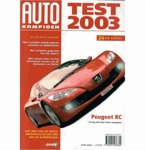 Autotest Jaarboek 2003 #2 Nederlands, Boeken, Auto's | Boeken, Gelezen, Ophalen of Verzenden