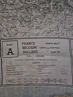 Foulard en soie militaire parachutiste 40-45  70cm70cm, Verzamelen, Verzenden