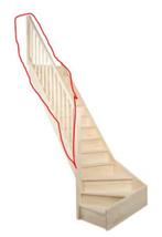 rampe escalier Elma sapin, Doe-het-zelf en Bouw, Nieuw, 2 tot 4 meter, Ophalen of Verzenden, Trap