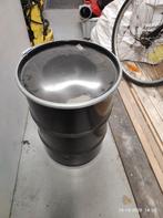 Olievat 75 liter - olieton - bidon - emmer - ijzer, Ophalen, Zo goed als nieuw, IJzer, Met deksel