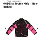 Veste MODEKA Tourex Kids II Noir- Fuchcia, Motoren, Jas | textiel, Tweedehands, Modeka, Kinderen
