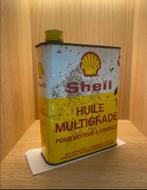 Vintage race olie blikken SHEL BP MOBIL, Ophalen of Verzenden, Zo goed als nieuw