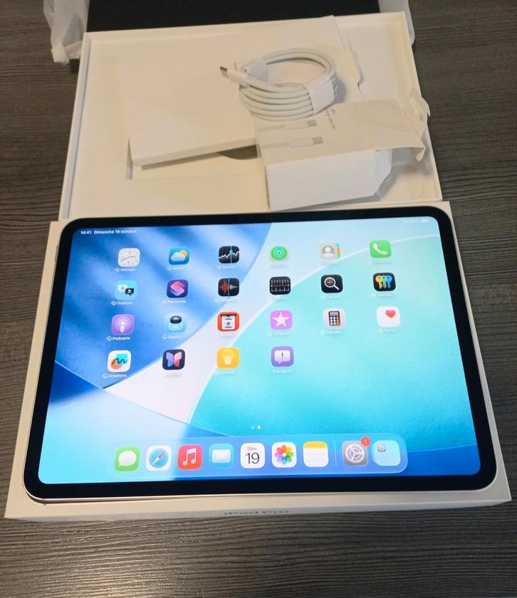 Ipad Pro M4 256gb avec Apple Cover Garantie 09/2027, Computers en Software, Apple iPads, Nieuw, Ophalen