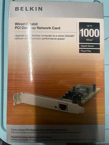 Belkin gigabit PCI netwerk kaart