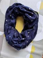 Donkerblauwe colsjaal  /infinity scarf, Vila Joy, Ophalen of Verzenden, Zo goed als nieuw, Sjaal