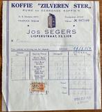 KOFFIE ZILVEREN STER factuur 1954, Ophalen of Verzenden, Gebruikt, Overige typen