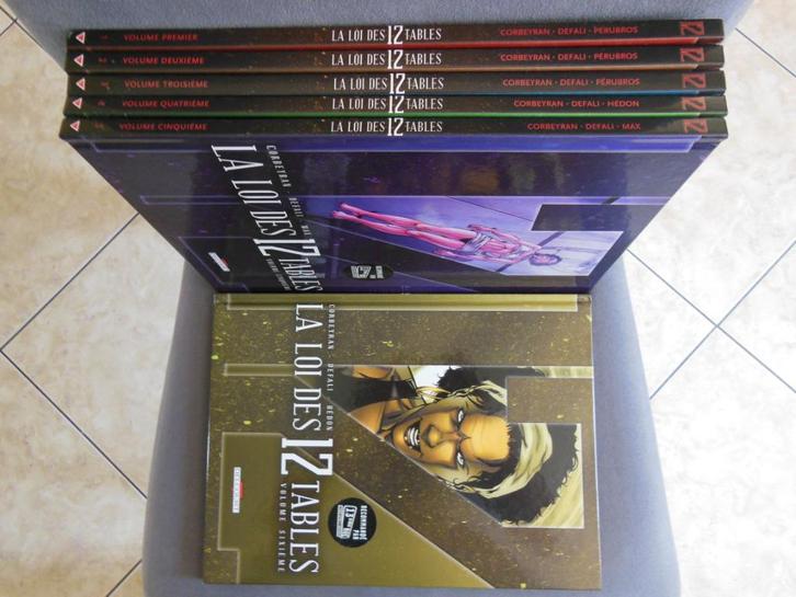 Lot BD La loi des 12 tables 1 à 6 EO Série complète, Boeken, Stripverhalen, Zo goed als nieuw, Complete serie of reeks, Ophalen of Verzenden