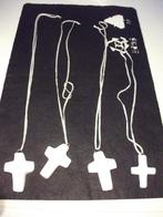'Keramische kruisjes hanger voor ketting 40 stuks beschikb, Ophalen of Verzenden