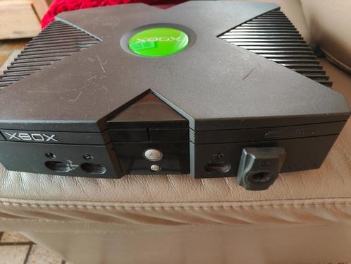 xbox classic console + toebehoren, Games en Spelcomputers, Spelcomputers | Xbox Original, Gebruikt, Met 2 controllers, Ophalen