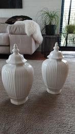 2 vases identiques - jarre avec couvercles, Maison & Meubles, Comme neuf, Enlèvement ou Envoi
