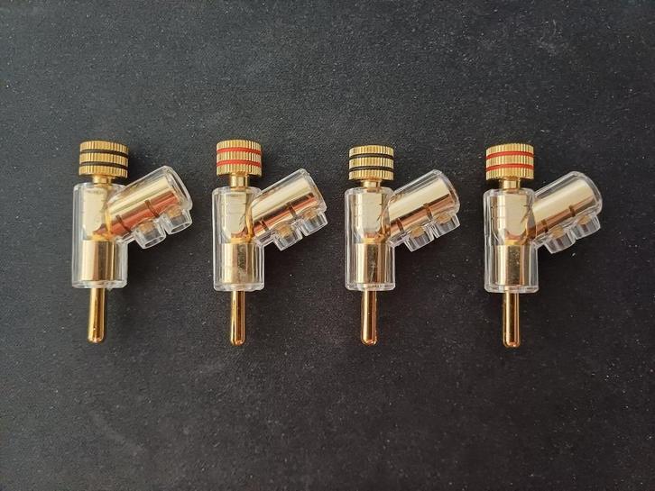 Uitverkoop banaanstekkers +  luidsprekerspades nieuw OP = OP, Audio, Tv en Foto, Luidsprekerboxen, Nieuw, Front, Rear of Stereo speakers