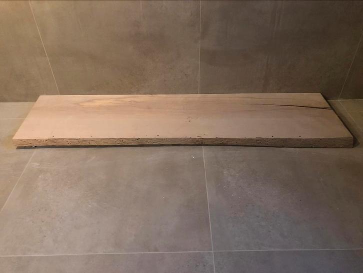 Boomstam tafelblad massief, Doe-het-zelf en Bouw, Hout en Planken, Ophalen