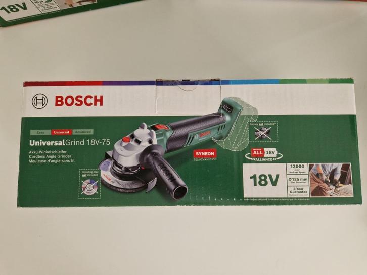 Bosch UniversalGrind 18V-75 - Neuf, Scellé - 70€, Doe-het-zelf en Bouw, Gereedschap | Boormachines, Nieuw, Overige typen, Ophalen of Verzenden