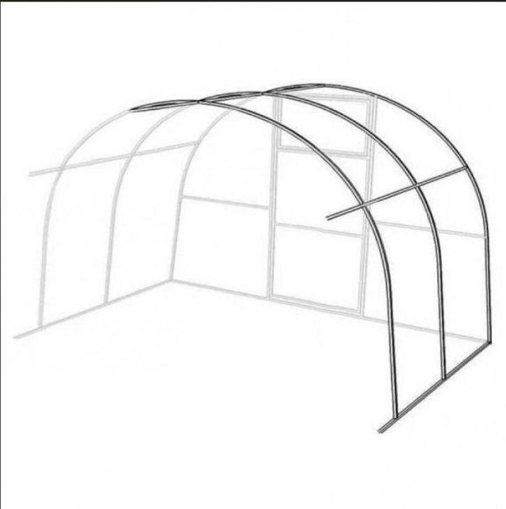 Profielen voor een Tunnelkas, Doe-het-zelf en Bouw, Metalen, Nieuw, IJzer, Ophalen