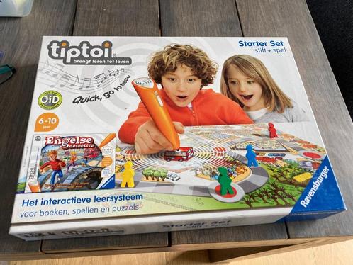 Tiptoi Starterset ‘De Engelse Detective’ en wereldbol, Kinderen en Baby's, Speelgoed | Educatief en Creatief, Zo goed als nieuw