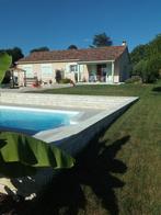 TE HUUR  Vakantiewoning Frankrijk met zwembad 8x4m, Vacances, Lave-vaisselle, 8 personnes, Bois/Forêt, Campagne