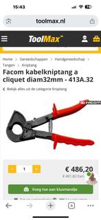 Pince coupe câble facom neuve, Enlèvement, Neuf
