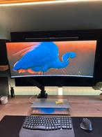 LG 38WN95CP-W, Computers en Software, Ophalen, HD, LG, In hoogte verstelbaar