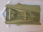Mouwloze groene top Massimo Dutti maat L, Kleding | Dames, Massimo Dutti, Maat 42/44 (L), Ophalen of Verzenden, Zo goed als nieuw
