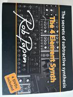 The 4 element synth -Rob papen hardcover +dvds, Muziek en Instrumenten, Synthesizers, Nieuw, Ophalen of Verzenden