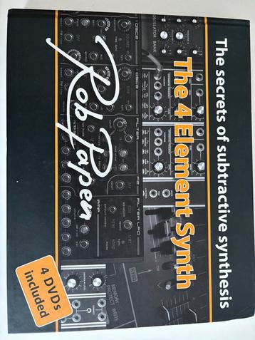 The 4 element synth -Rob papen hardcover +dvds