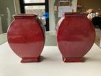 vazen rood Flamant, Huis en Inrichting, Woonaccessoires | Vazen, Ophalen, Steen, Zo goed als nieuw, Minder dan 50 cm