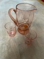 Carafe et verres art déco, Antiquités & Art, Enlèvement ou Envoi