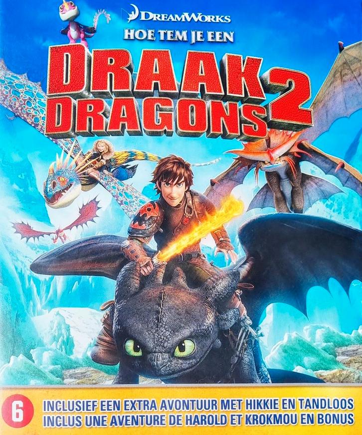 How to Train Your Dragon 2 (2014) Blu-ray, Cd's en Dvd's, Blu-ray, Zo goed als nieuw, Ophalen of Verzenden